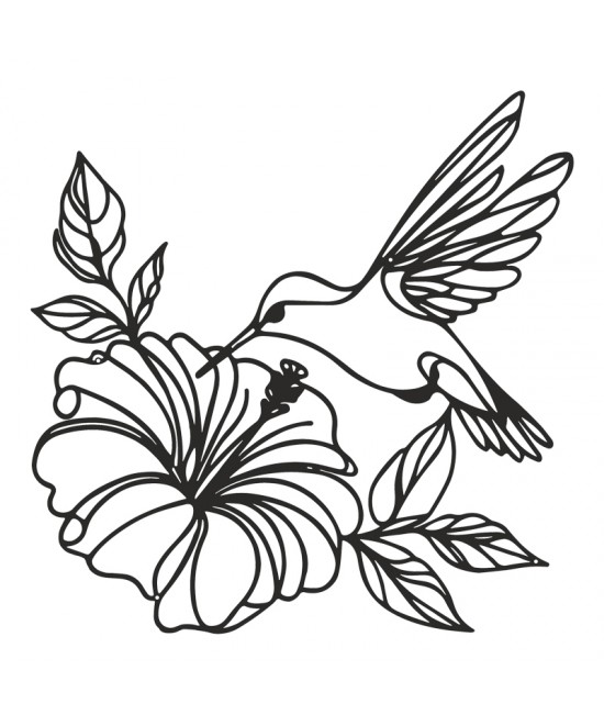 Διακοσμητικό τοίχου Folou pakooworld μαύρο μεταλλικό 60x1,5x60εκ