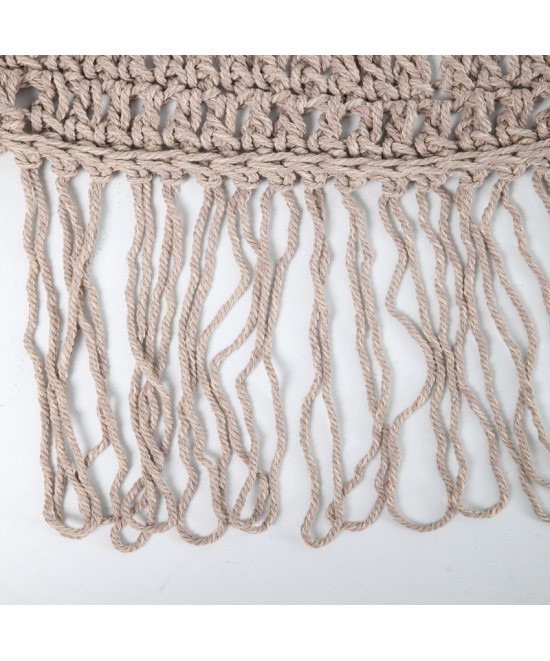 Δίχτυ σκίασης Shelto pakoworld μακραμέ poly-cotton σε μπεζ απόχρωση 300x400x27εκ
