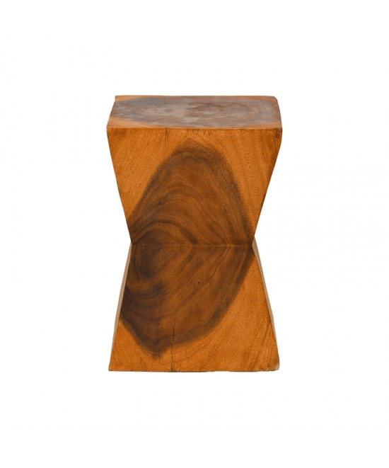 Σκαμπό Clepsydra pakoworld suar ξύλο σε φυσική απόχρωση 31x31x45εκ Σκαμπό Clepsydra pakoworld suar ξύλο σε φυσική απόχρωση 31x31x45εκ