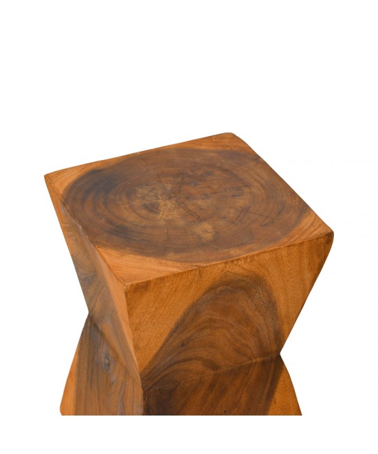 Σκαμπό Clepsydra pakoworld suar ξύλο σε φυσική απόχρωση 31x31x45εκ Σκαμπό Clepsydra pakoworld suar ξύλο σε φυσική απόχρωση 31x31x45εκ