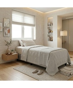 Κρεβάτι μονό Υπόστρωμα Pakda pakoworld ανθρακί βελούδο 90x200εκ