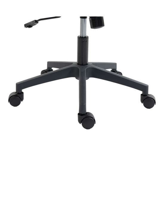 Καρέκλα γραφείου διευθυντή Mainz pakoworld mesh χρώμα μαύρο 50x60x112-122εκ