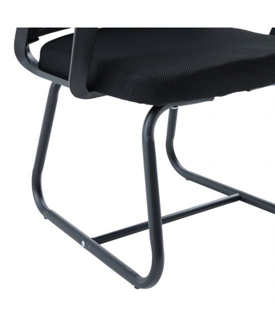 Καρέκλα επισκέπτη Palma pakoworld mesh μαύρο 46x52x94εκ Καρέκλα επισκέπτη Palma pakoworld mesh μαύρο 46x52x94εκ