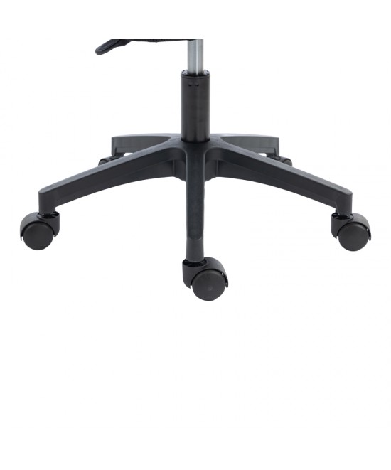 Καρέκλα γραφείου Plymot pakoworld mesh χρώμα μαύρο 48x58x112-122εκ