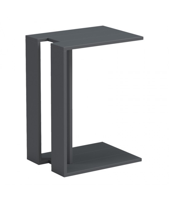 Βοηθητικό τραπέζι Muju pakoworld ανθρακί  30x40x55εκ