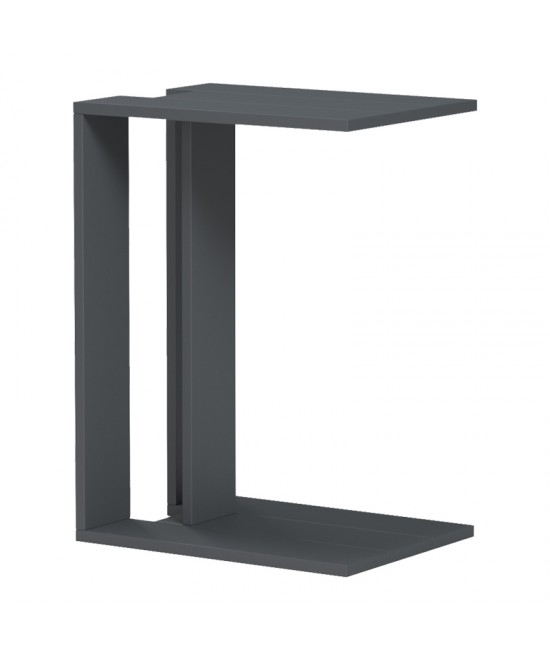 Βοηθητικό τραπέζι Muju pakoworld ανθρακί  30x40x55εκ