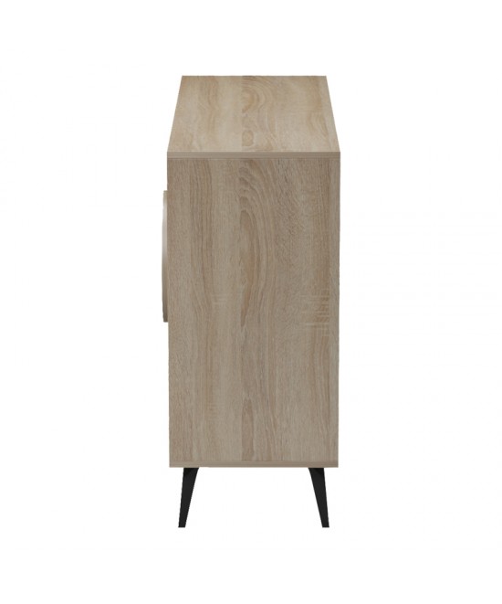 Μπουφές Gora pakoworld sonoma-μπεζ οψη μαρμαρου 110x35.5x82εκ