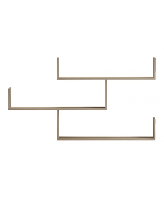 Ραφιέρα τοίχου Tiber pakoworld sonoma 120x22x67εκ