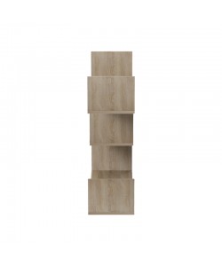 Ραφιέρα τοίχου Tiber pakoworld sonoma 120x22x67εκ