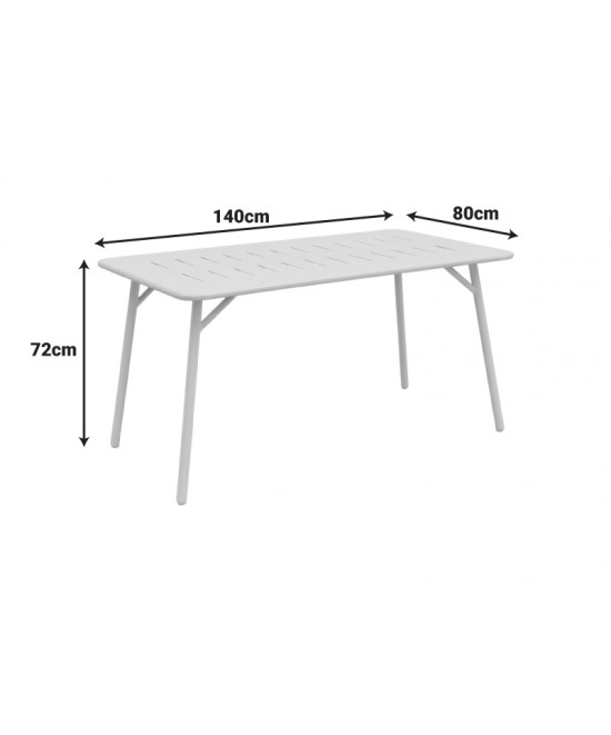 Τραπεζαρία Moraja Deraby pakoworld σετ 5τεμ μαύρο μέταλλο 140x80x72εκ