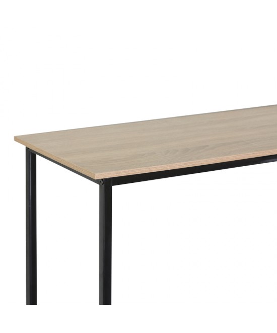 Κονσόλα Shima pakoworld 2τεμ. oak- μαύρο μέταλλο 106x35x81εκ