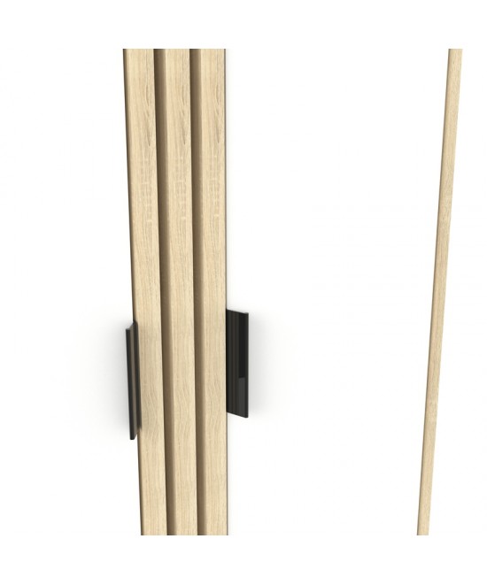 Παπουτσοθήκη-ντουλάπι Shoby pakoworld λευκό-sonoma 70.5x30x91εκ