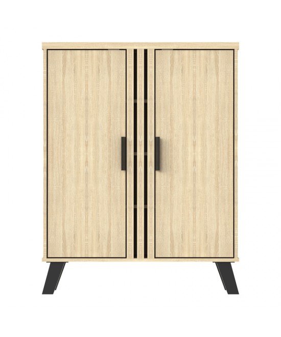 Παπουτσοθήκη-ντουλάπι Shoby pakoworld sonoma 70.5x30x91εκ