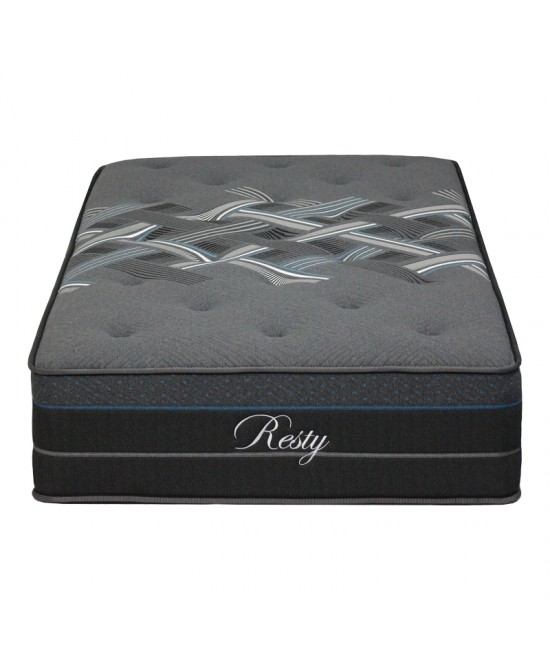 Στρώμα Resty pakoworld pocket spring μονής όψης με ενσωματωμένο ανώστρωμα 32cm 100x200εκ