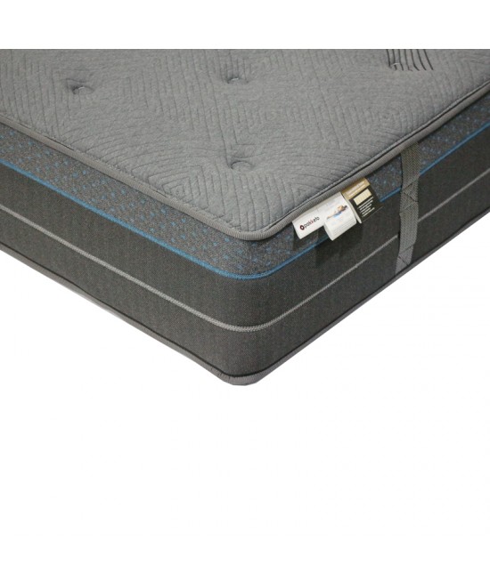 Στρώμα Resty pakoworld pocket spring μονής όψης με ενσωματωμένο ανώστρωμα 32cm 140x200εκ