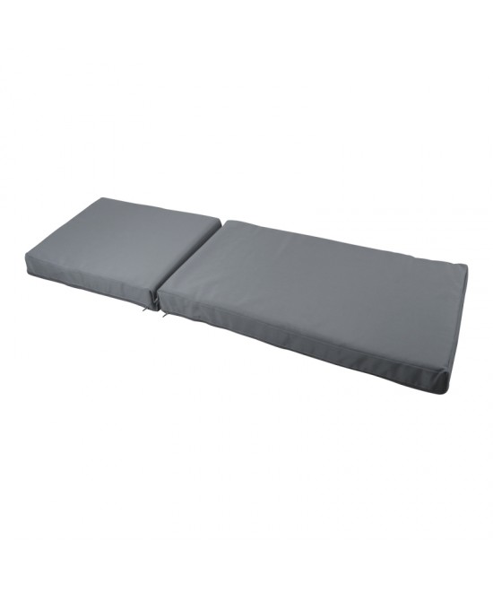 Μαξιλάρι Vertian pakoworld textilene σε ανθρακί απόχρωση 58x190x20εκ