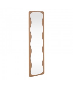 Καθρέπτης Jenia pakoworld mdf σε φυσική απόχρωση 40x40x160εκ