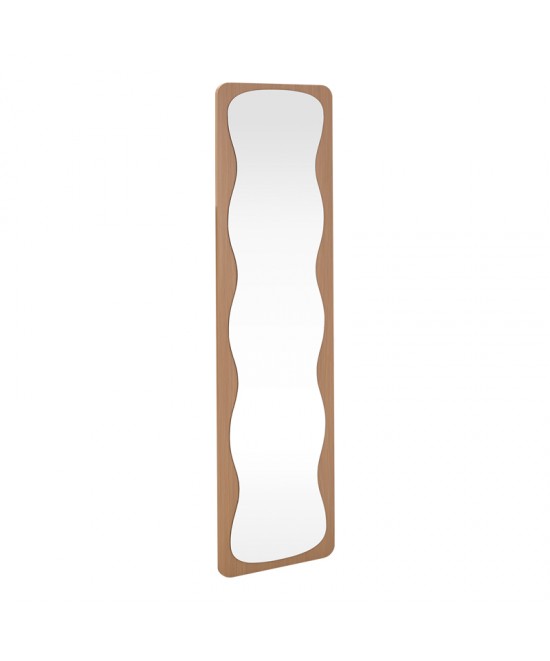 Καθρέπτης Jenia pakoworld mdf σε φυσική απόχρωση 40x40x160εκ