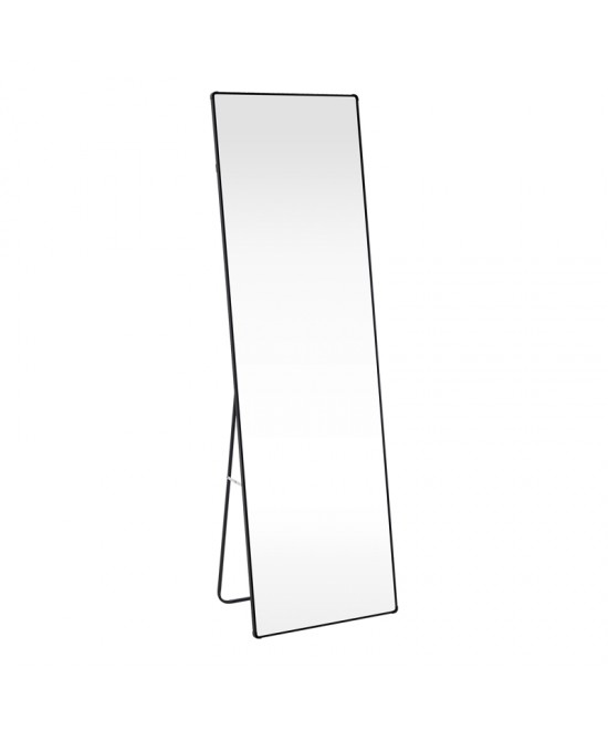 Καθρέπτης Moira pakoworld αλουμίνιο μαύρο 50x28x160εκ