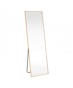 Καθρέπτης Moira pakoworld αλουμίνιο χρυσό 50x28x160εκ