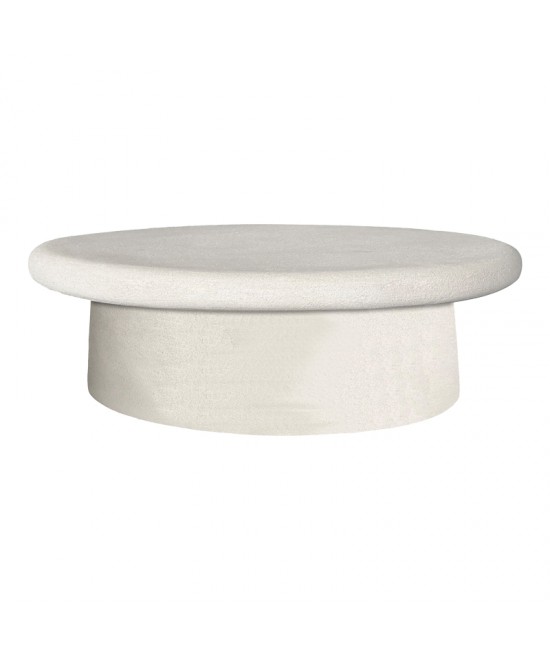 Τραπέζι σαλονιού Herona pakoworld mdf λευκό 100x60x32εκ