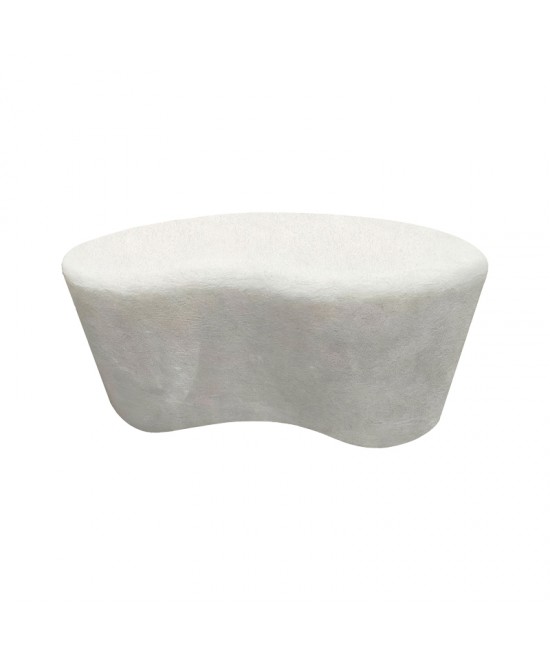 Τραπέζι σαλονιού Fedris pakoworld mdf λευκό 80x70x34εκ