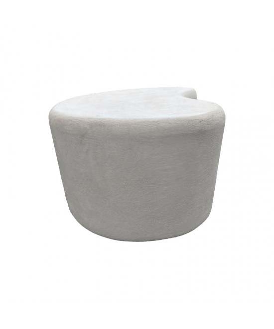 Τραπέζι σαλονιού Fedris pakoworld mdf λευκό 80x70x34εκ