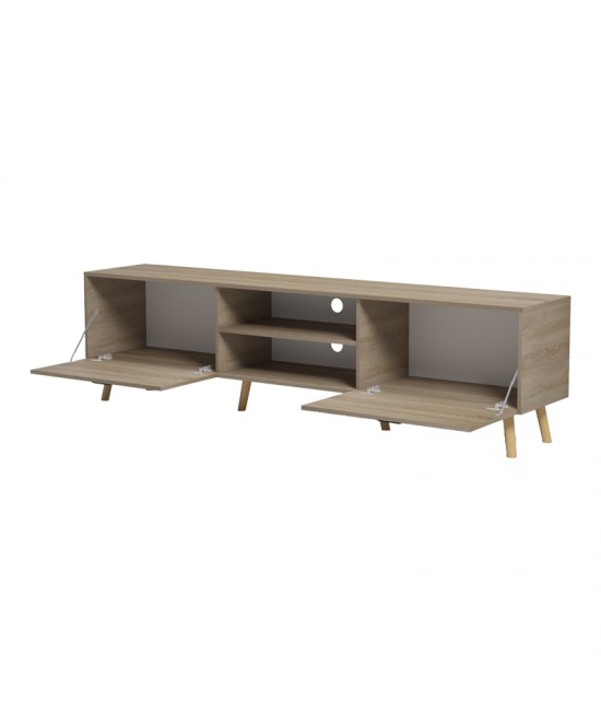 Έπιπλο τηλεόρασης Gorna pakoworld sonoma 180x35x48.6εκ