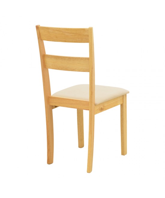 Τραπεζαρία Dallan Country pakoworld 5τεμ σε φυσική απόχρωση rubberwood 120-150x80x74εκ Τραπεζαρία Dallan Country pakoworld 5τεμ σε φυσική απόχρωση rubberwood 120-150x80x74εκ