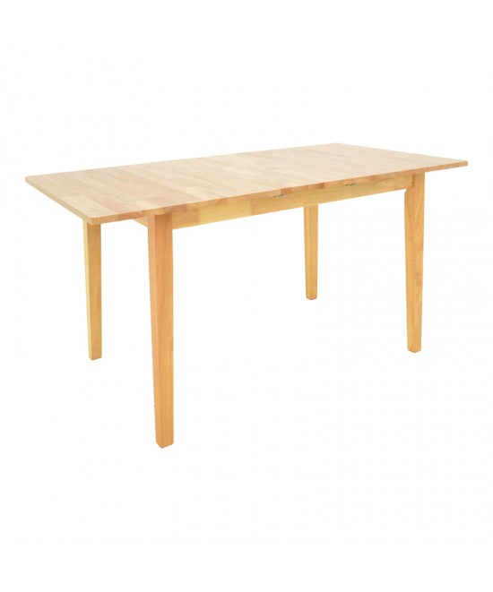 Τραπεζαρία Dallan Country pakoworld 5τεμ σε φυσική απόχρωση rubberwood 120-150x80x74εκ Τραπεζαρία Dallan Country pakoworld 5τεμ σε φυσική απόχρωση rubberwood 120-150x80x74εκ