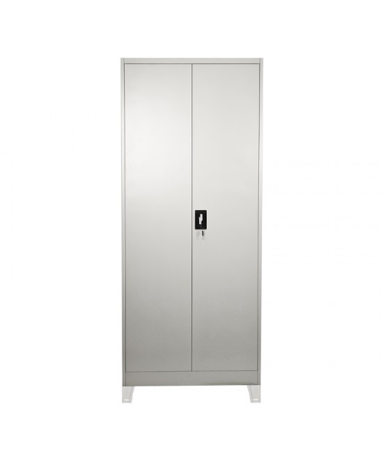 Μεταλλική ντουλάπα Ugren pakoworld σε ανοιχτό γκρι 70x40x190εκ