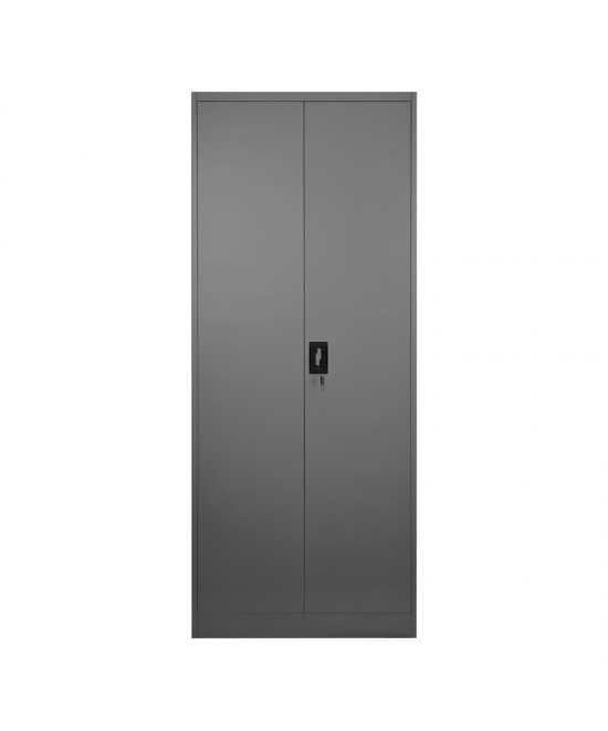 Μεταλλική ντουλάπα Ugren pakoworld ανθρακί 90x40x180εκ