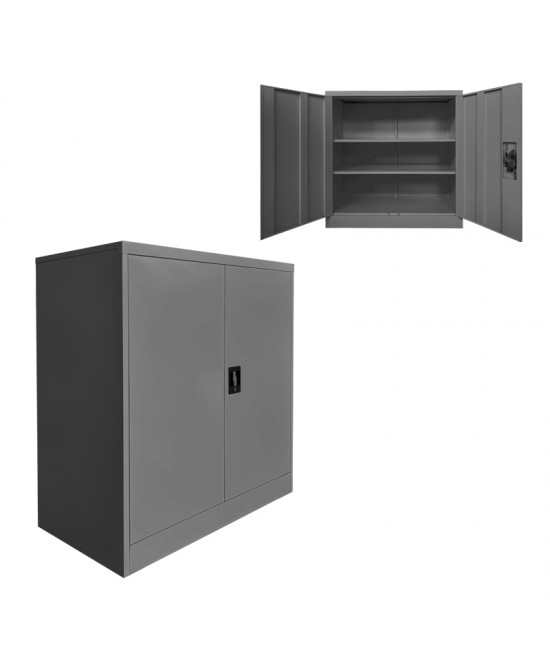 Μεταλλικό ντουλάπι Armon pakoworld ανθρακί 90x45x90εκ