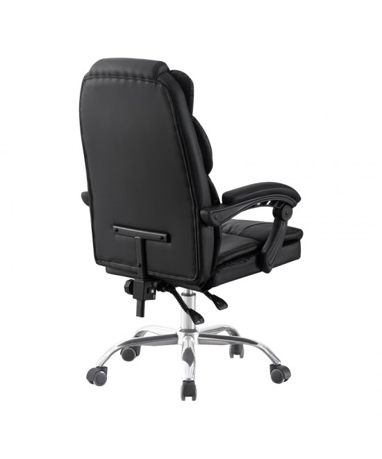 Καρέκλα γραφείου διευθυντή Sanema pakoworld pu μαύρο 62x67x112-122εκ Καρέκλα γραφείου διευθυντή Sanema pakoworld pu μαύρο 62x67x112-122εκ