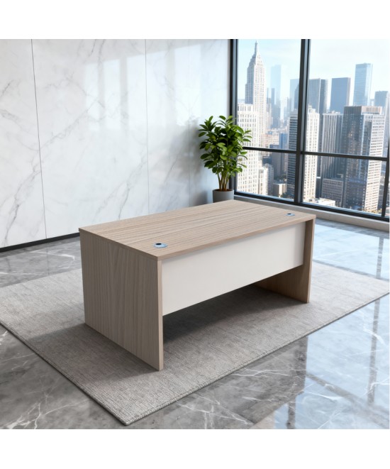Γραφείο εργασίας Armadi pakoworld sonoma-λευκό 150x75x75εκ