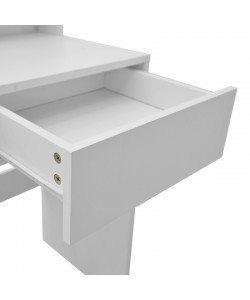 Τουαλέτα κρεβατοκάμαρας Virna pakoworld με led λευκό 80x40x145εκ Τουαλέτα κρεβατοκάμαρας Virna pakoworld με led λευκό 80x40x145εκ
