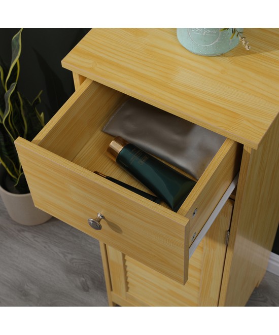 Ντουλάπι-στήλη Chesy pakoworld mdf σε φυσική απόχρωση 32x30x87εκ