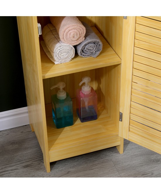 Ντουλάπι-στήλη Chesy pakoworld mdf σε φυσική απόχρωση 32x30x87εκ