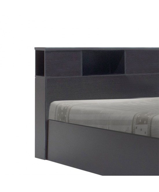 Κρεβάτι με στρώμα Olympus-Perfecto pakoworld wenge 120x200εκ