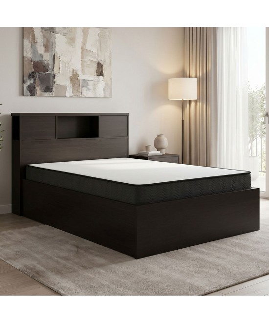 Κρεβάτι με στρώμα Olympus-Perfecto pakoworld wenge 120x200εκ