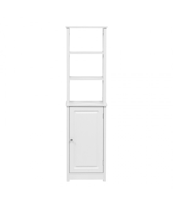 Ντουλάπι-στήλη Larben pakoworld mdf λευκό 40x33x150εκ