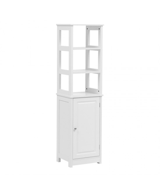 Ντουλάπι-στήλη Larben pakoworld mdf λευκό 40x33x150εκ