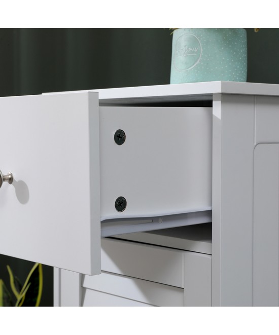 Ντουλάπι-στήλη Chesy pakoworld mdf λευκό 32x30x87εκ