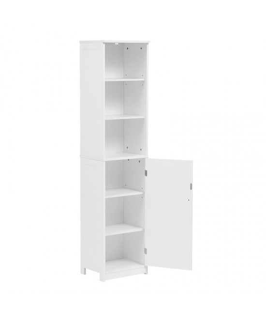 Ντουλάπι-στήλη Desilia pakoworld mdf λευκό 37x30x160εκ