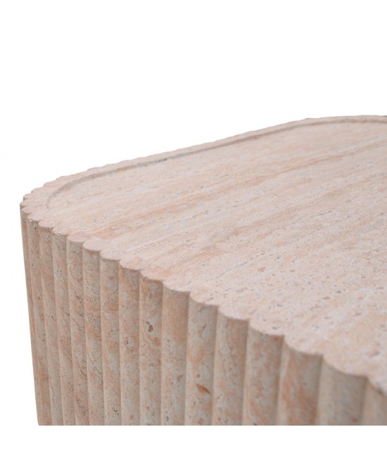 Τραπέζι σαλονιού Doric pakoworld MGO όψη τραβερτίνας 80x80x38εκ Τραπέζι σαλονιού Doric pakoworld MGO όψη τραβερτίνας 80x80x38εκ