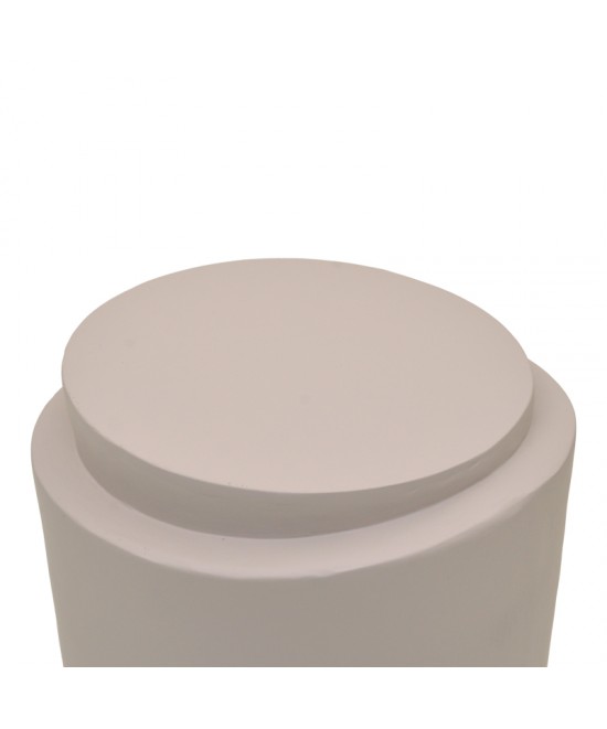 Βοηθητικό τραπέζι Fortox pakoworld MGO cappuccino Φ40x49.5εκ