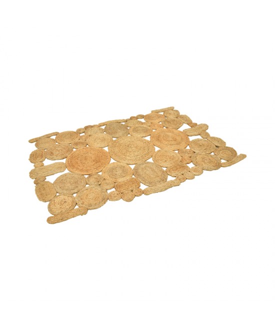 Χαλί Borda pakoworld γιούτα σε φυσική απόχρωση 120x190εκ Χαλί Borda pakoworld γιούτα σε φυσική απόχρωση 120x190εκ