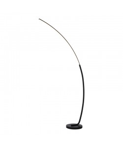 Φωτιστικό δαπέδου Archer pakoworld led μαύρο μεταλλικό 70x28x165εκ