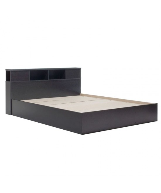 Κρεβάτι με στρώμα Olympus-Dreamer pakoworld wenge 160x200εκ