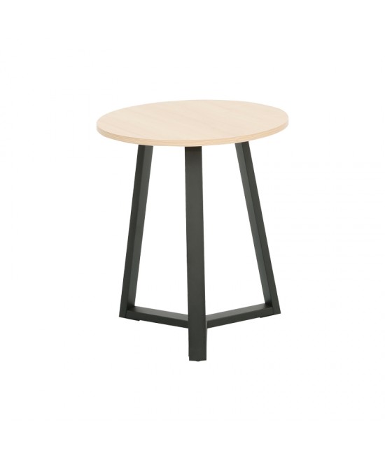 Βοηθητικό τραπέζι Berton pakoworld cappuccino με μαύρο μέταλλο Φ45x52εκ Βοηθητικό τραπέζι Berton pakoworld cappuccino με μαύρο μέταλλο Φ45x52εκ